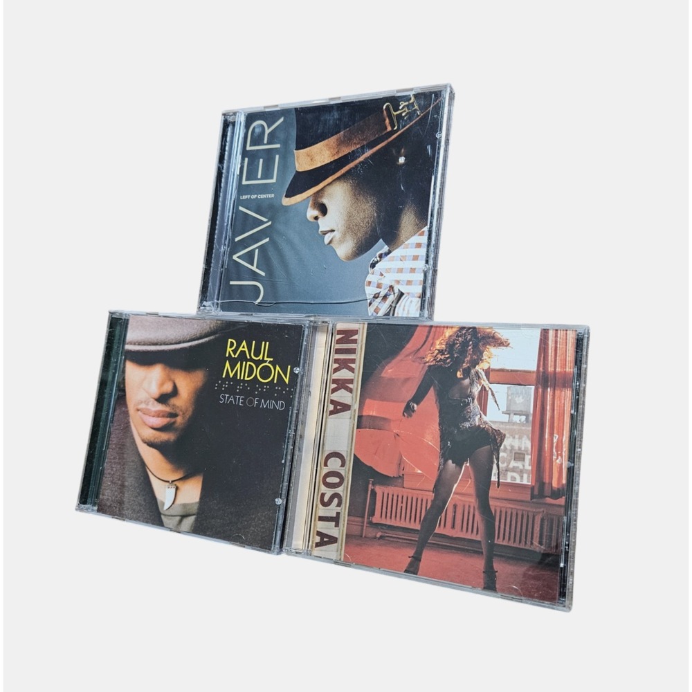Lot of 3 R&B Soul Jazz Pop Rock 2000s CDs - Javier, Raul Midon, Nikka Costa
